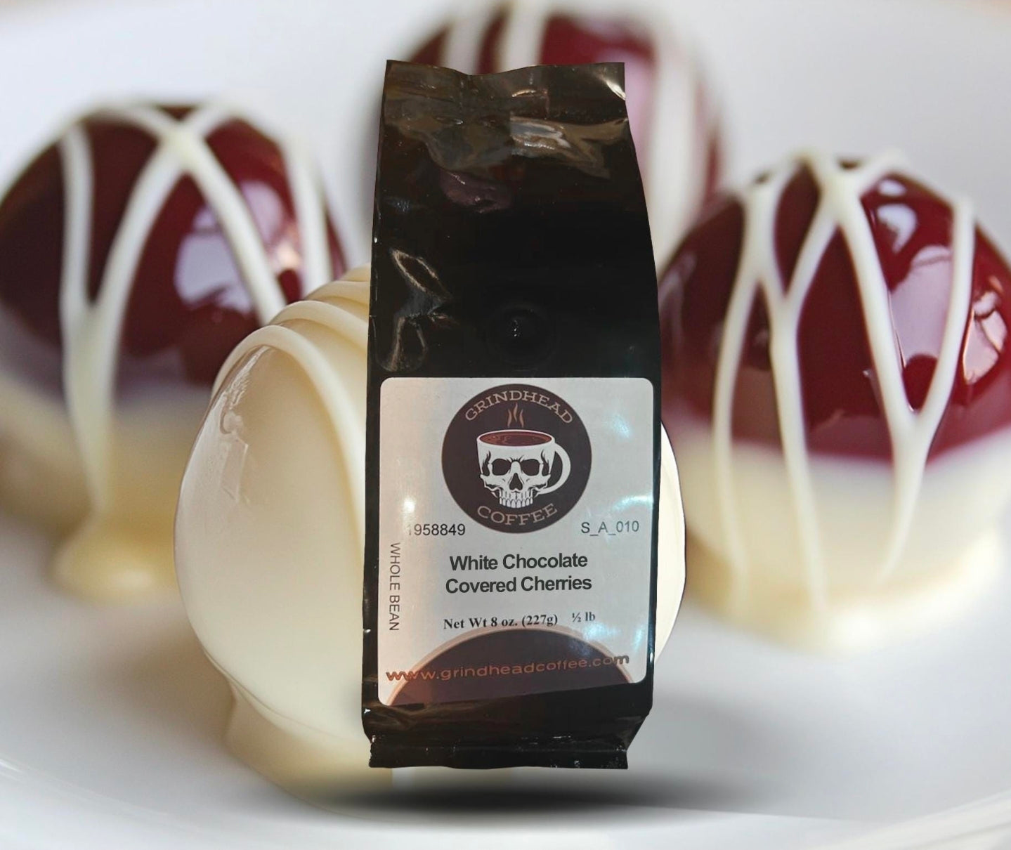 White Chocolate Covered Cherries